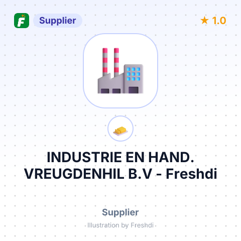 INDUSTRIE EN HAND. VREUGDENHIL B.V – summary card, no photo uploaded yet
