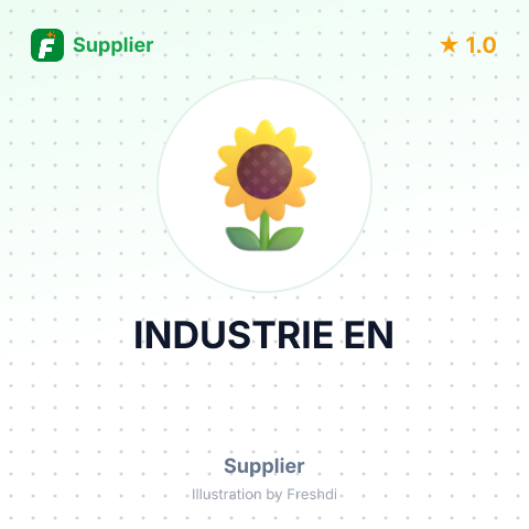 INDUSTRIE EN – summary card, no photo uploaded yet