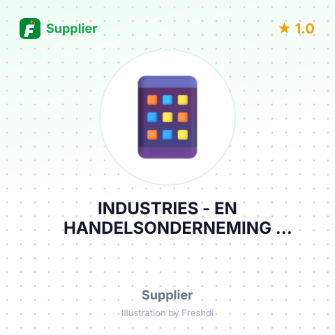 INDUSTRIES - EN HANDELSONDERNEMING VREEUGDENHIL B.V – summary card, no photo uploaded yet