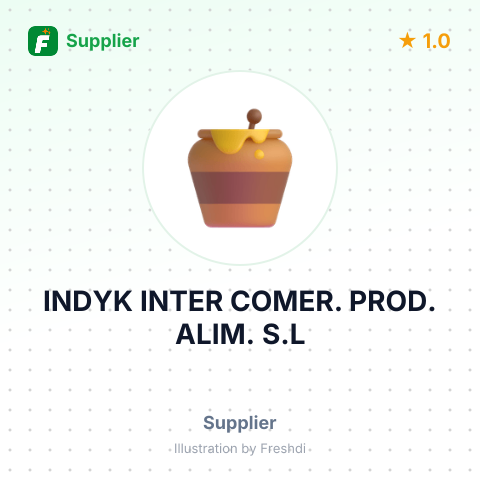 INDYK INTER COMER. PROD. ALIM. S.L – summary card, no photo uploaded yet