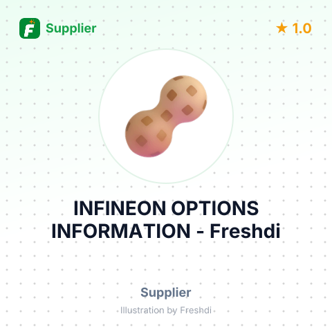INFINEON OPTIONS INFORMATION – summary card, no photo uploaded yet