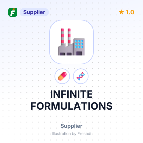 INFINITE FORMULATIONS – summary card, no photo uploaded yet
