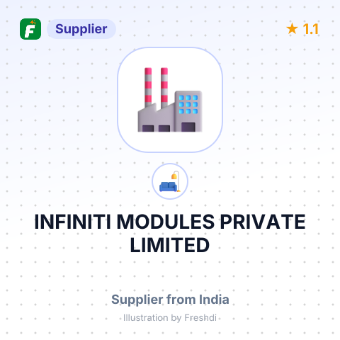 INFINITI MODULES PRIVATE LIMITED – summary card, no photo uploaded yet