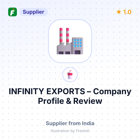 INFINITY EXPORTS – summary card, no photo uploaded yet