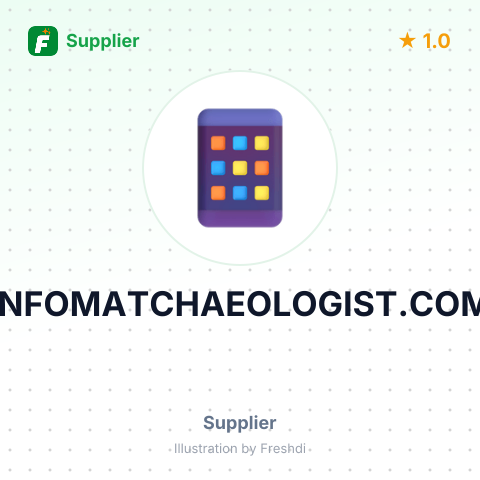 INFOMATCHAEOLOGIST.COM – summary card, no photo uploaded yet