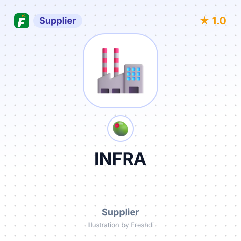 INFRA – summary card, no photo uploaded yet