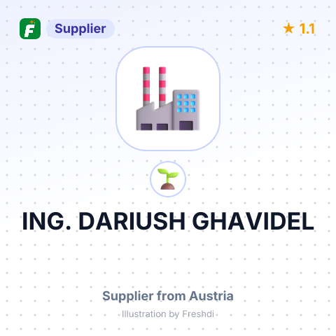 ING. DARIUSH GHAVIDEL – summary card, no photo uploaded yet