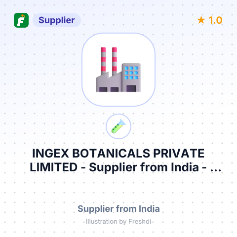 INGEX BOTANICALS PRIVATE LIMITED – summary card, no photo uploaded yet