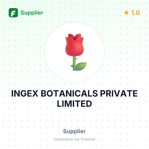 INGEX BOTANICALS PRIVATE LIMITED – summary card, no photo uploaded yet