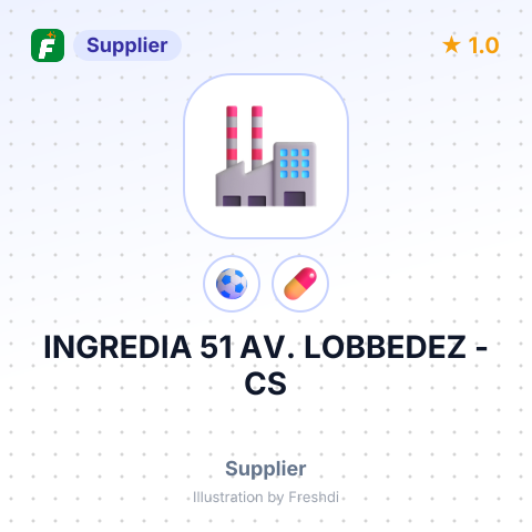INGREDIA 51 AV. LOBBEDEZ - CS – summary card, no photo uploaded yet