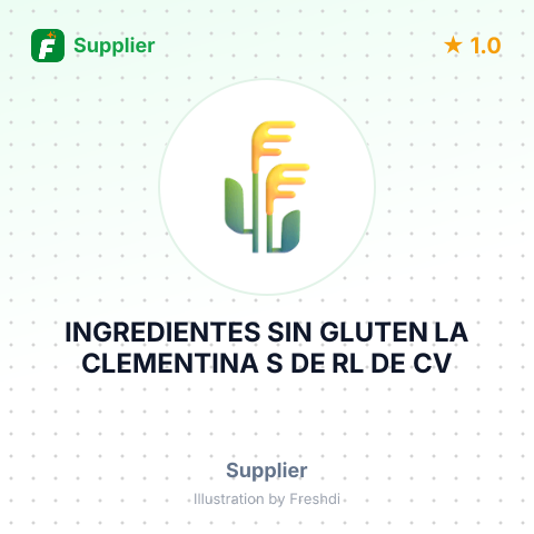 INGREDIENTES SIN GLUTEN LA CLEMENTINA S DE RL DE CV – summary card, no photo uploaded yet