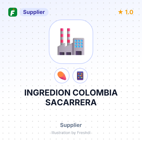 INGREDION COLOMBIA SACARRERA – summary card, no photo uploaded yet