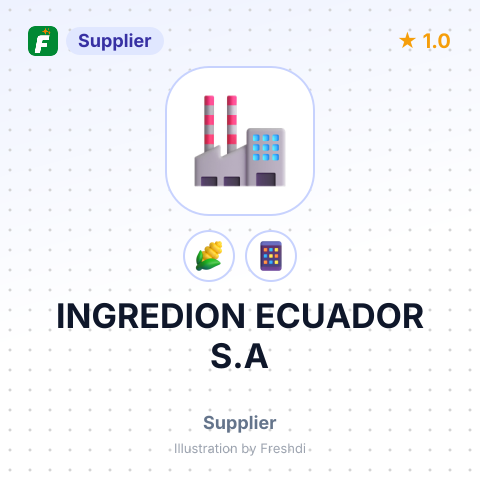INGREDION ECUADOR S.A – summary card, no photo uploaded yet