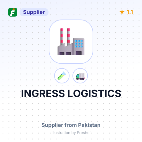 INGRESS LOGISTICS – summary card, no photo uploaded yet