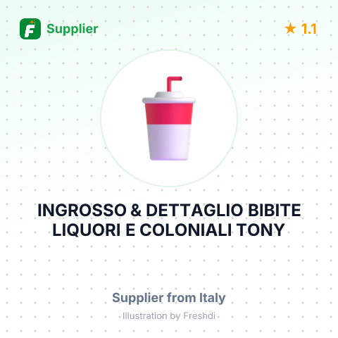 INGROSSO & DETTAGLIO BIBITE LIQUORI E COLONIALI TONY – summary card, no photo uploaded yet