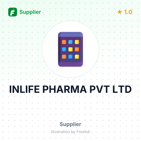 INLIFE PHARMA PVT LTD – summary card, no photo uploaded yet