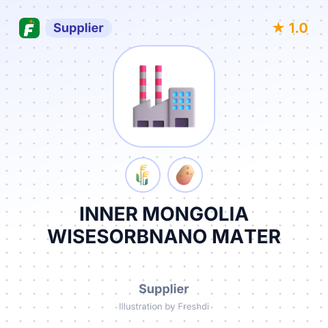 INNER MONGOLIA WISESORBNANO MATER – summary card, no photo uploaded yet