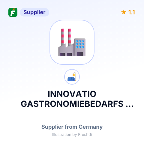 INNOVATIO GASTRONOMIEBEDARFS GMBH – summary card, no photo uploaded yet