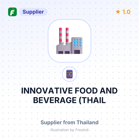 INNOVATIVE FOOD AND BEVERAGE (THAIL – summary card, no photo uploaded yet