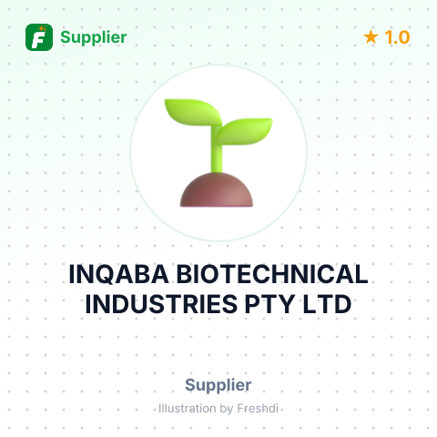 INQABA BIOTECHNICAL INDUSTRIES PTY LTD – summary card, no photo uploaded yet