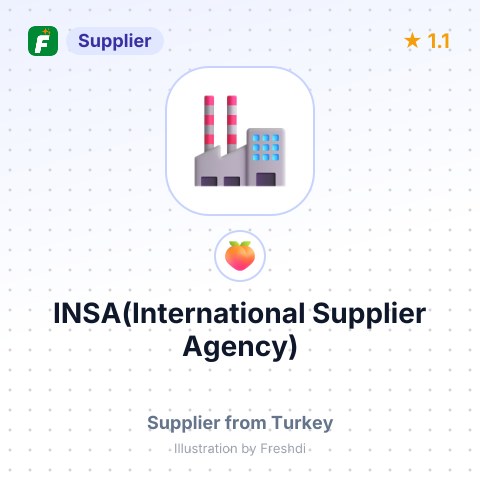INSA(International Supplier Agency) – summary card, no photo uploaded yet