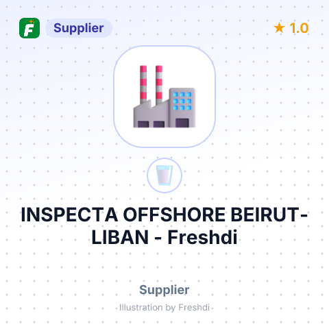 INSPECTA OFFSHORE BEIRUT-LIBAN – summary card, no photo uploaded yet