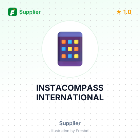 INSTACOMPASS INTERNATIONAL – summary card, no photo uploaded yet