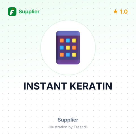 INSTANT KERATIN – summary card, no photo uploaded yet