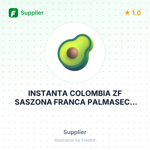 INSTANTA COLOMBIA ZF SASZONA FRANCA PALMASECA BODE – summary card, no photo uploaded yet