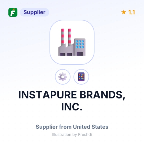 INSTAPURE BRANDS, INC. – summary card, no photo uploaded yet