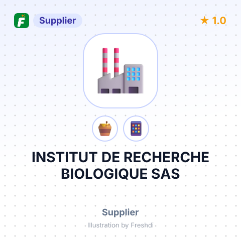 INSTITUT DE RECHERCHE BIOLOGIQUE SAS – summary card, no photo uploaded yet
