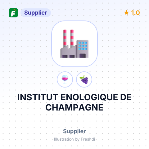 INSTITUT ENOLOGIQUE DE CHAMPAGNE – summary card, no photo uploaded yet
