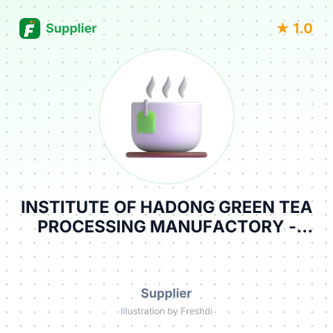 INSTITUTE OF HADONG GREEN TEA PROCESSING MANUFACTORY – summary card, no photo uploaded yet