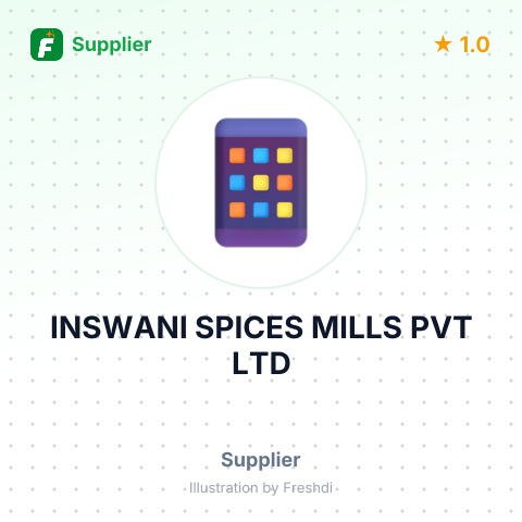 INSWANI SPICES MILLS PVT LTD – summary card, no photo uploaded yet