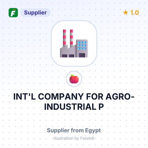 INT'L COMPANY FOR AGRO-INDUSTRIAL P – summary card, no photo uploaded yet
