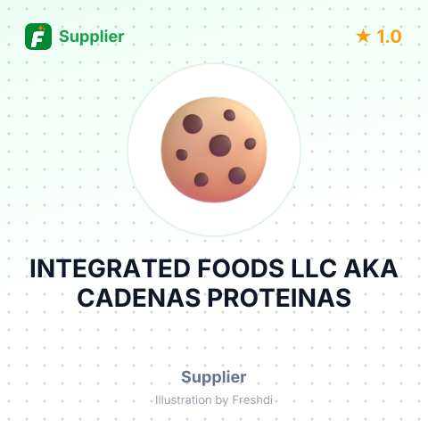 INTEGRATED FOODS LLC AKA CADENAS PROTEINAS – summary card, no photo uploaded yet