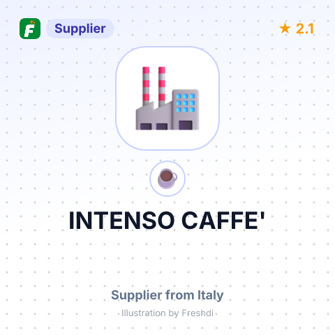 INTENSO CAFFE' – summary card, no photo uploaded yet