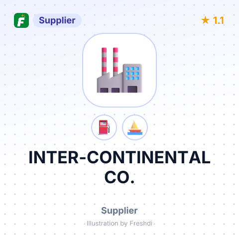 INTER-CONTINENTAL CO. – summary card, no photo uploaded yet