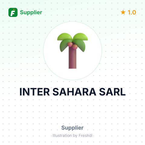 INTER SAHARA SARL – summary card, no photo uploaded yet
