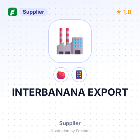 INTERBANANA EXPORT – summary card, no photo uploaded yet