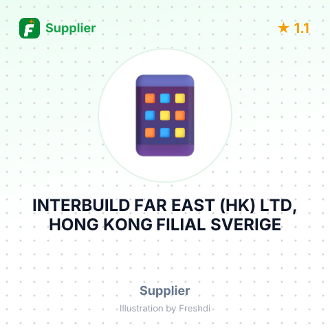 INTERBUILD FAR EAST (HK) LTD, HONG KONG FILIAL SVERIGE – summary card, no photo uploaded yet