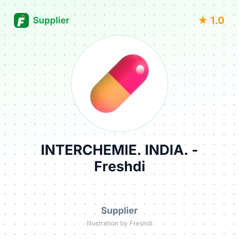 INTERCHEMIE. INDIA. – summary card, no photo uploaded yet