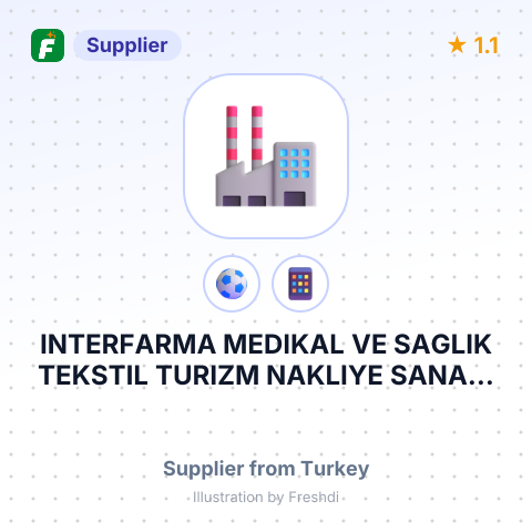 INTERFARMA MEDIKAL VE SAGLIK TEKSTIL TURIZM NAKLIYE SANAYI VE TICARET AS – summary card, no photo uploaded yet