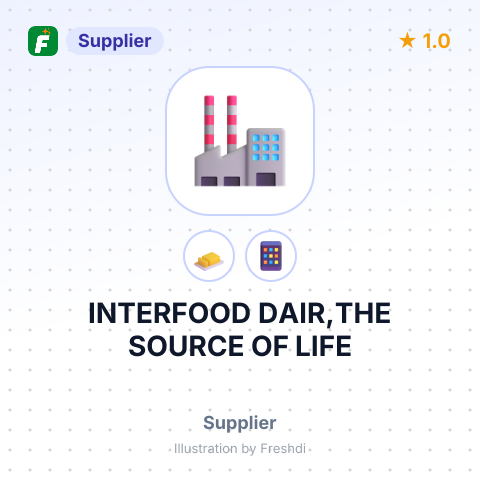 INTERFOOD DAIR,THE SOURCE OF LIFE – summary card, no photo uploaded yet