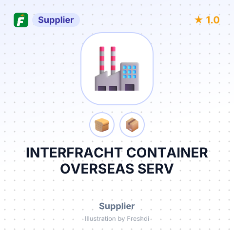 INTERFRACHT CONTAINER OVERSEAS SERV – summary card, no photo uploaded yet
