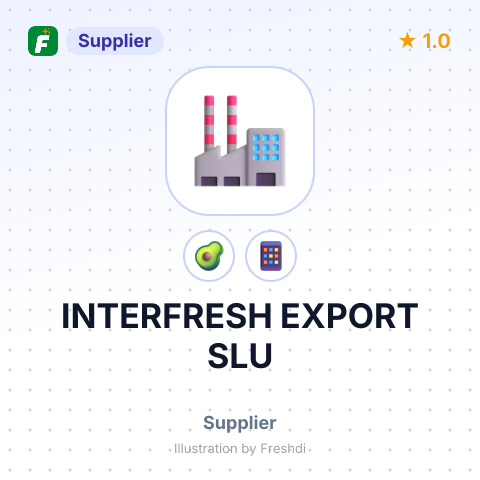 INTERFRESH EXPORT SLU – summary card, no photo uploaded yet