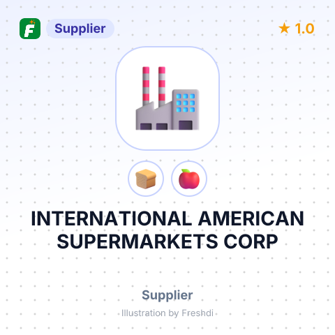 INTERNATIONAL AMERICAN SUPERMARKETS CORP – summary card, no photo uploaded yet