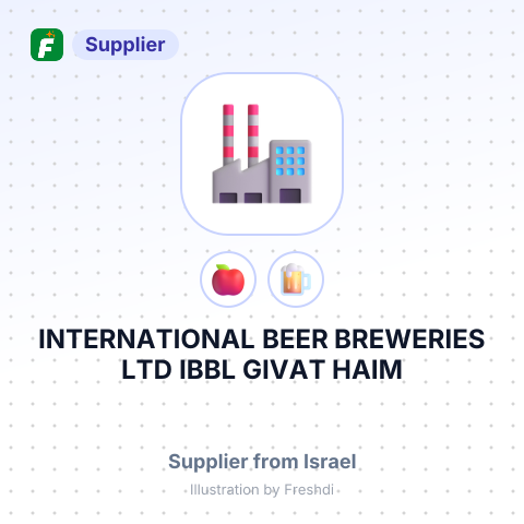 INTERNATIONAL BEER BREWERIES LTD IBBL GIVAT HAIM ZIP CODE M P HEFER 3898 300 ISRAEL – summary card, no photo uploaded yet