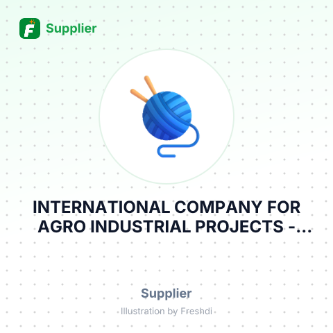 INTERNATIONAL COMPANY FOR AGRO INDUSTRIAL PROJECTS – summary card, no photo uploaded yet