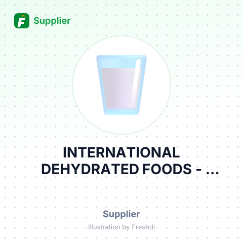 INTERNATIONAL DEHYDRATED FOODS – summary card, no photo uploaded yet